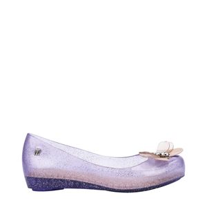 Mini Melissa Ultragirl Bugs Lilás Glitter Rosa 33758lgr