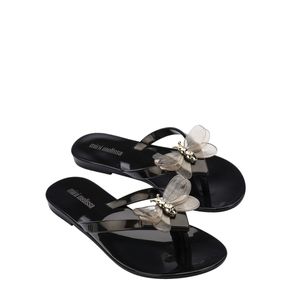 Mini Melissa Harmonic Bugs Preto Metalizado 33708pm