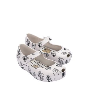 Mini Melissa Ultragirl + Cats And Dogs Branco Cinza 33753BC