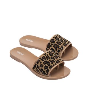 Melissa Savage Slide Bege Preto 33798BP