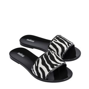 Melissa Savage Slide Preto Branco 33798PB