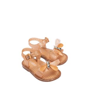 Mini Melissa Mar Sandal Bugs Laranja Glitter 33873LJG