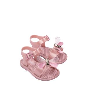 Mini Melissa Mar Sandal Bugs Rosa Perolado 33873RSP