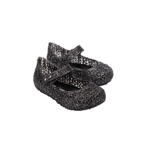 Mini Melissa Campana Papel Preto Glitter 32995PTG