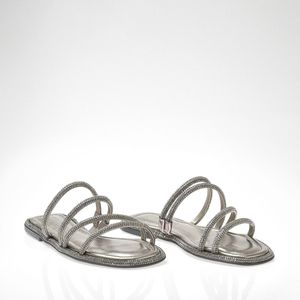 Rasteira Zatus Flavy Silver S449394002