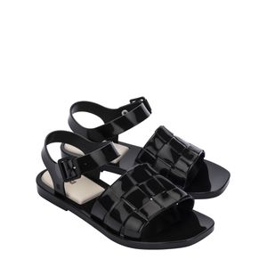 Melissa Basket Sandal Preto Bege 33807PB