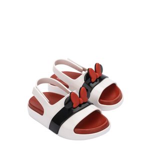 Mini Melissa Cloud Sandal + Mickey And Friends Branco Vermelho 33761BV