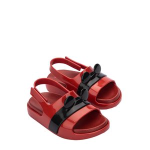 Mini Melissa Cloud Sandal + Mickey And Friends Vermelho Preto 33761VP