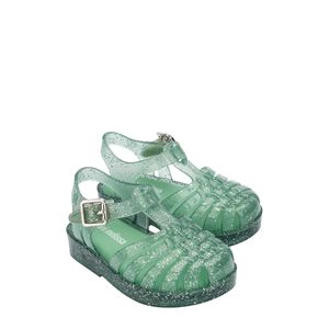 Mini Melissa Possession Shiny Verde Glitter Prata 33522VDGP