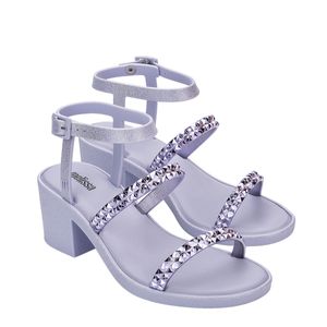 Melissa Glowing Heel Lilás Violeta Metalizado 33824LVM