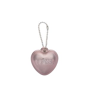 Melissa Heart Chrome Keyring Rose 34389R