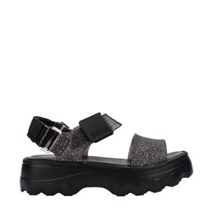 Melissa Kick Off Sandal Shiny Preto Glitter 33888