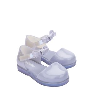 Mini Melissa Amy Baby Azul Metalizado Lilás 33705