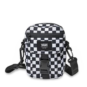 Bolsa Vans New Varsity Shoulder Bag Black White VN0A5FGKHU0