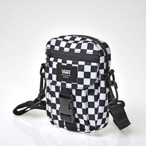 Bolsa Vans New Varsity Shoulder Bag Black White VN0A5FGKHU0