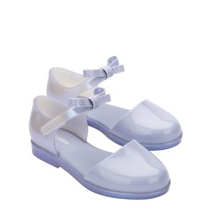 Mini Melissa Amy Azul Metalizado Lilás 33706