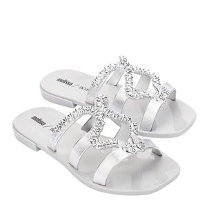 Melissa Slide + Bo.Bo Cinza Prata 33862