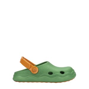 Mini Melissa Free Clog Verde Laranja 33842