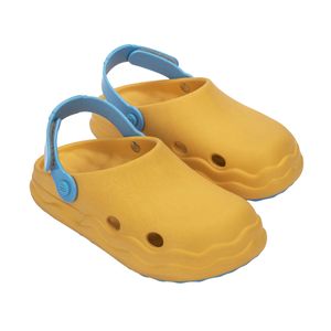 Mini Melissa Free Clog Amarelo Azul 33842