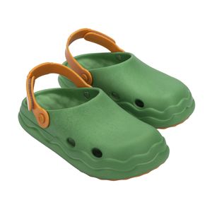 Mini Melissa Free Clog Verde Laranja 33842