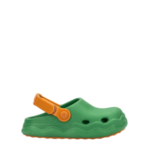 Mini Melissa Free Clog Verde Laranja 33841