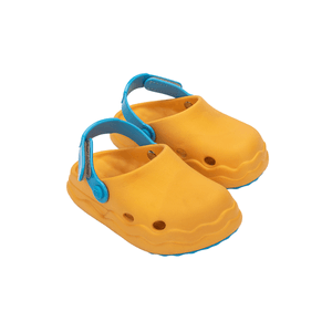 Mini Melissa Free Clog Amarelo Azul 33841