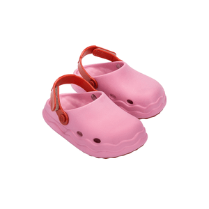 Mini Melissa Free Clog Rosa Vermelho 33841