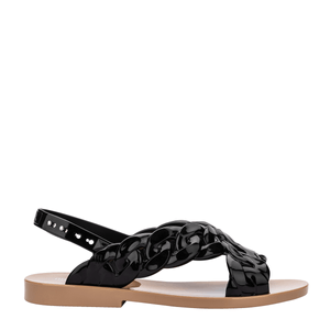 Melissa Brace Sandal Bege Escuro Preto 33848