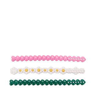Melissa Plastic Jewelry Bracelets Branco Verde Rosa 34398