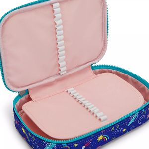Estojo Kipling 100 Pens Estampado Azul I6002Q66