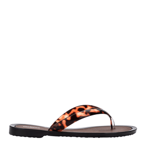 Melissa Duo Flip Flop Preto Marrom Tartaruga 33904