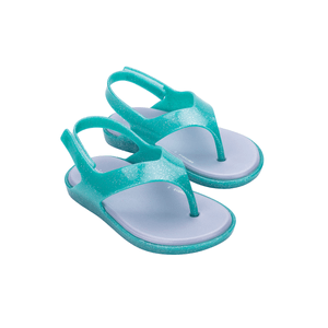 Mini Melissa Sunny Azul Glitter Lilás 33580