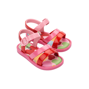 Mini Melissa Colorland Rosa Vermelho 33843