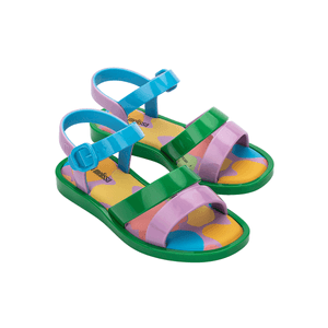 Mini Melissa Colorland Verde Lilás Azul 33844