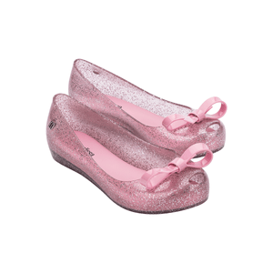 Mini Melissa Ultragirl Bow Rosa Glitter 33892