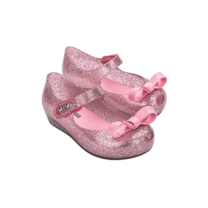 Mini Melissa Ultragirl Bow Rosa Glitter IV 33893