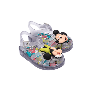 Mini Melissa Possession + Disney 100 Vidro Glitter Prata 33942