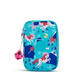 Estojo Kipling 100 Pens Estampado Azul I6002N36