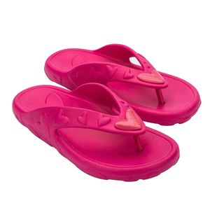 Melissa Free Heart Flip Flop Rosa 33853