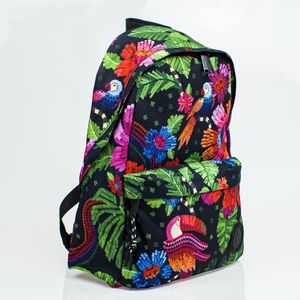 Mochila Farm Xodó Florescer Black 71011404