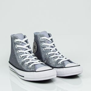 Tênis Converse Chuck Taylor All Star Prata Preto Branco CT23730002