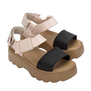 Melissa Kick Off Sandal Bege Preto 32823