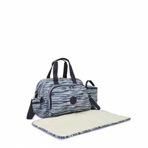 Bolsa Maternidade Kipling Camama Azul Estampado I4068W66