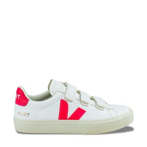 Tênis Vert Recife Logo Chromefree Leather Extra White Rose Fluo RC0503145F