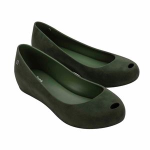 Melissa Ultragirl Velvet Verde Flocado 35738