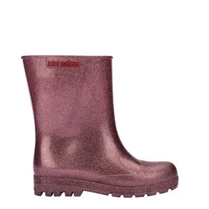 Mini Melissa Welly Infantil Rosa Glitter 33868