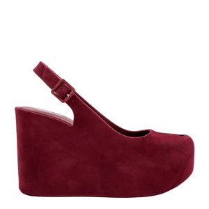 Melissa Groovy Velvet Vermelho Flocado 35739