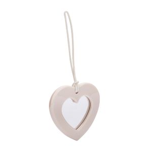 Melissa Keyring Heart Mirror Bege 34388
