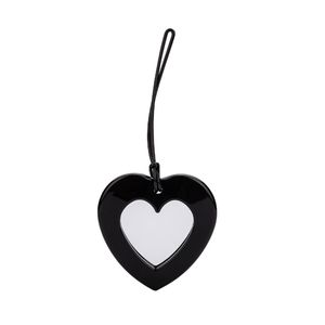 Melissa Keyring Heart Mirror Preto 34388