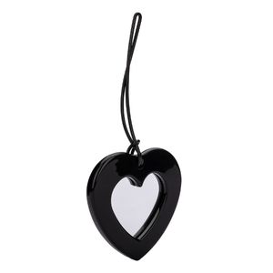 Melissa Keyring Heart Mirror Preto 34388